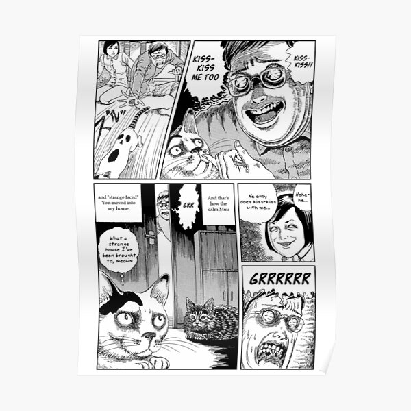 Junji Ito Unique Collection Poster For Sale By Kepidek Redbubble