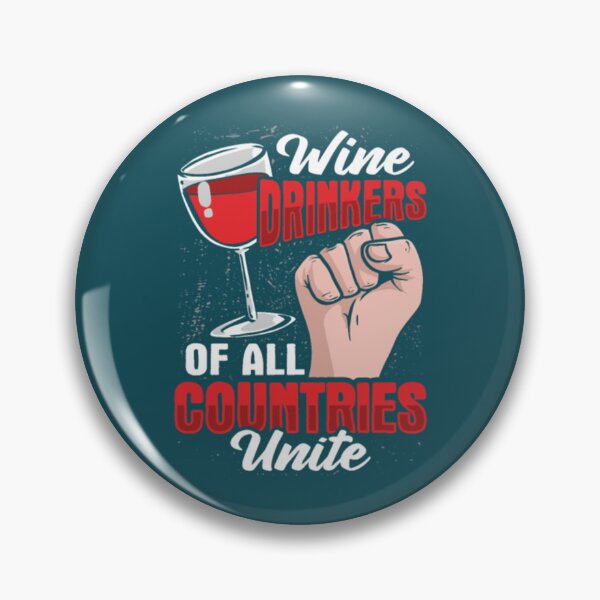 Item preview, Wine Drinker Solidarity Fist Red Wine Lover designed and sold by NathanDepay.