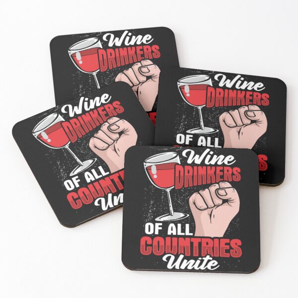Item preview, Wine Drinker Solidarity Fist Red Wine Lover designed and sold by NathanDepay.