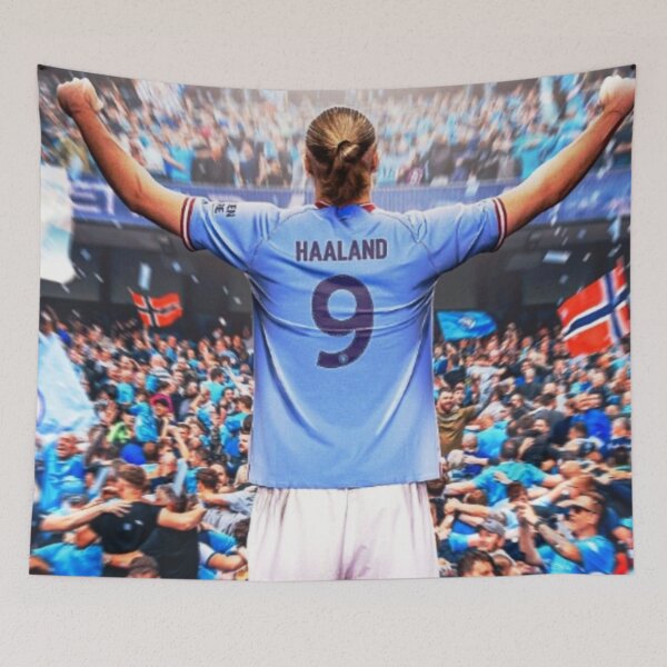 Item preview, Haaland backside wallpaper designed and sold by RaisaElzira.