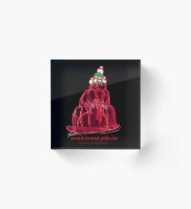 Scotch Bonnet Jello Cat, tony fernandes Acrylic Block