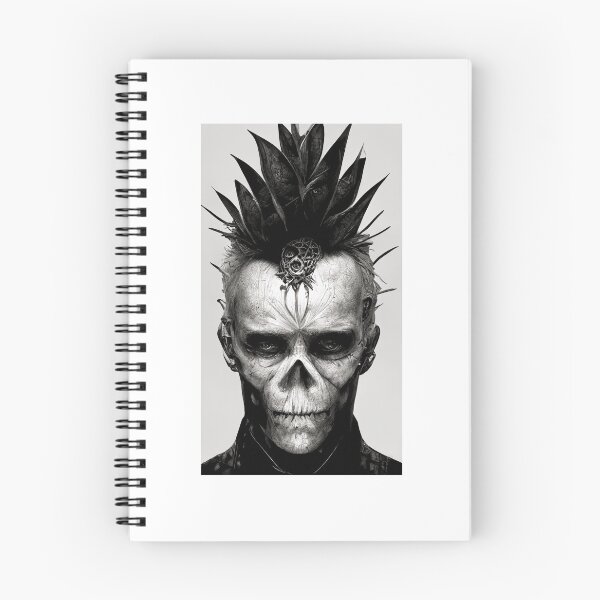 Item preview, skull mohawk punk designed and sold by Jim Clyde Monge.