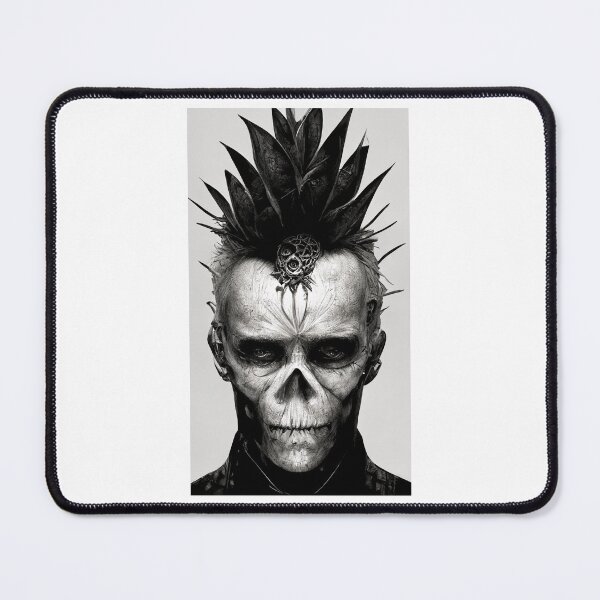 Item preview, skull mohawk punk designed and sold by Jim Clyde Monge.