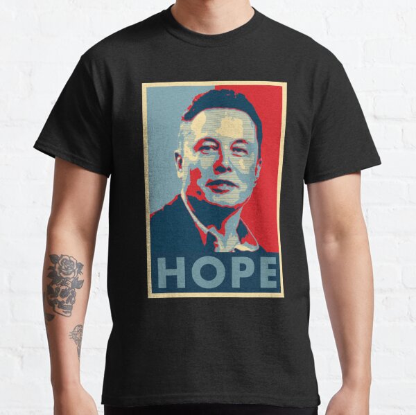 Elon Musk Hope T-shirt classique