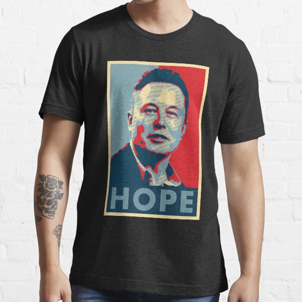 Elon Musk "Hope" Poster Essential T-Shirt