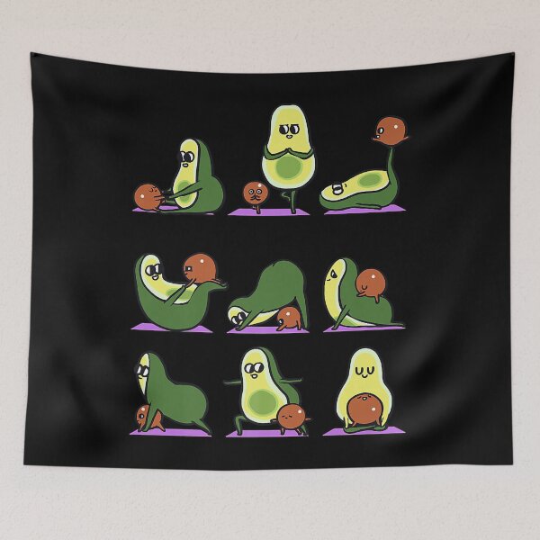 Item preview, Avocado Baby Mom Yoga Premium  designed and sold by darlenearh.