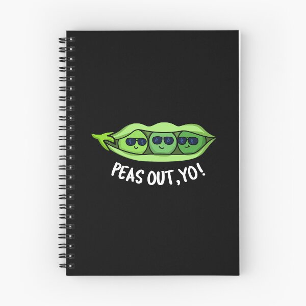 Item preview, Peas Out Yo Funny Peas Puns (Dark BG) designed and sold by punnybone.