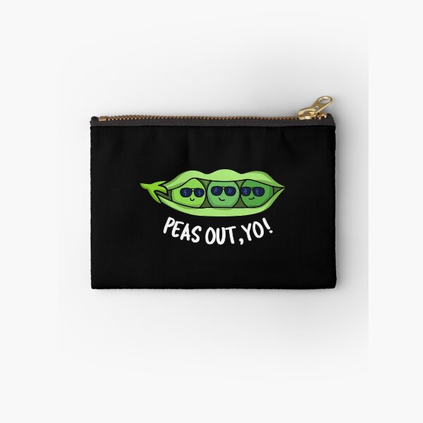 Item preview, Peas Out Yo Funny Peas Puns (Dark BG) designed and sold by punnybone.