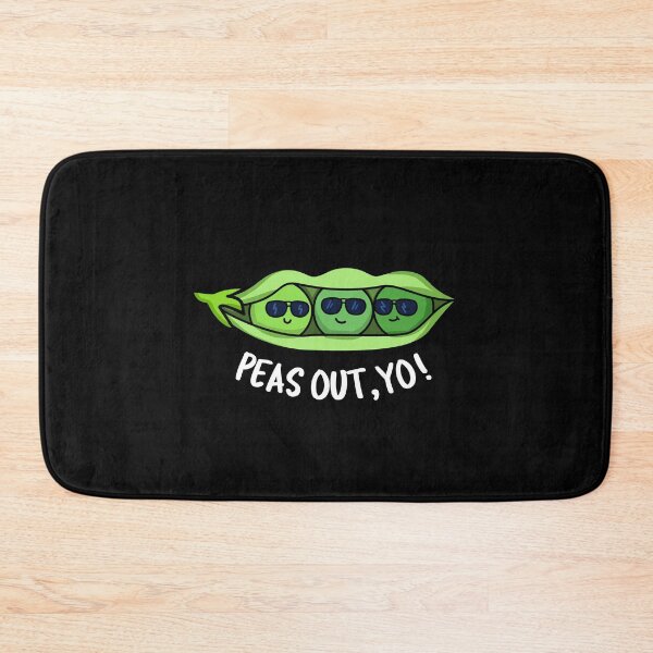 Item preview, Peas Out Yo Funny Peas Puns (Dark BG) designed and sold by punnybone.
