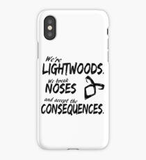 We're Lightwoods. Shadowhunters quote iPhone Case