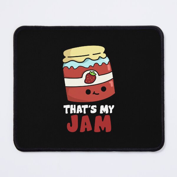 Item preview, That's My Jam Funny Jar of Jam Puns (Dark BG) designed and sold by punnybone.