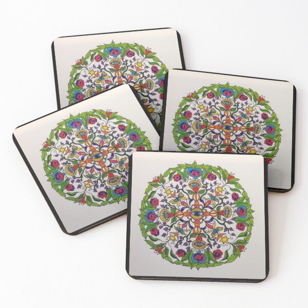 Item preview, Dorje and Flowers Mandala designed and sold by Julie St Aubyn.