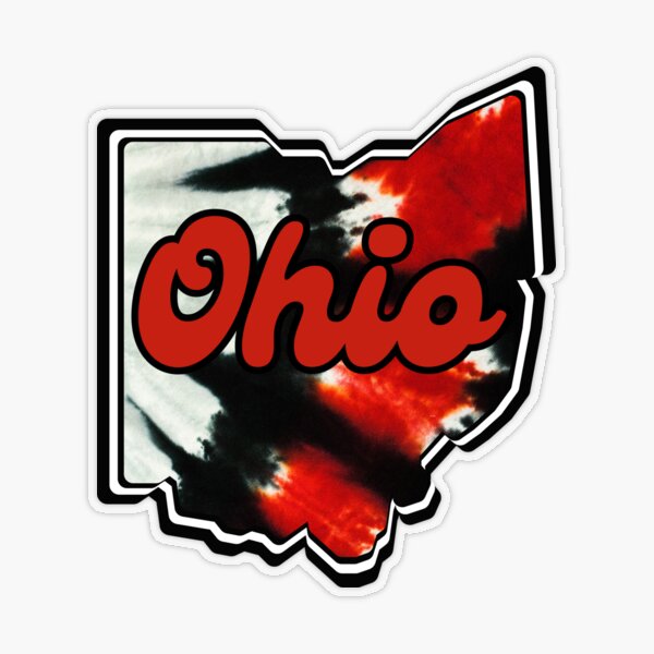 Ohio Cleveland Browns Tie-Dye Sticker for Sale by kaitlynd354