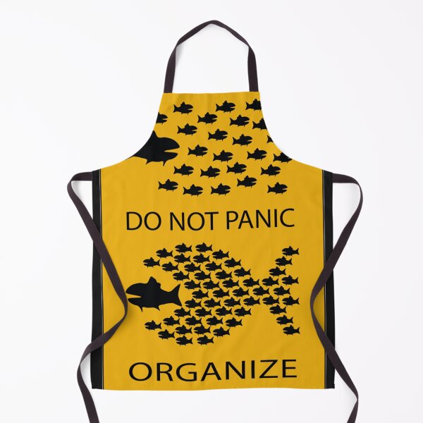 Item preview, Do Not Panic Organize - resistance PosterSticker designed and sold by RAFAELMENDO8.
