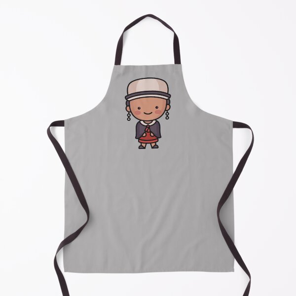 Item preview, Kawaii Cute Ecuadorian Woman Cartoon designed and sold by TwoTenDesign.
