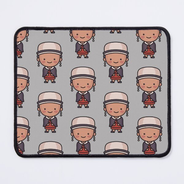 Item preview, Kawaii Cute Ecuadorian Woman Cartoon designed and sold by TwoTenDesign.