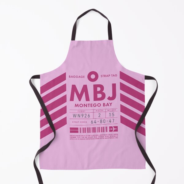 Item preview, Luggage Tag D - MBJ Montego Bay Jamaica designed and sold by VoodooCircus.