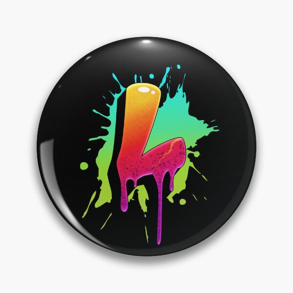 Item preview, Graffiti Letters L Letter Colorful Paint Splash Style designed and sold by ToTheNextLetter.