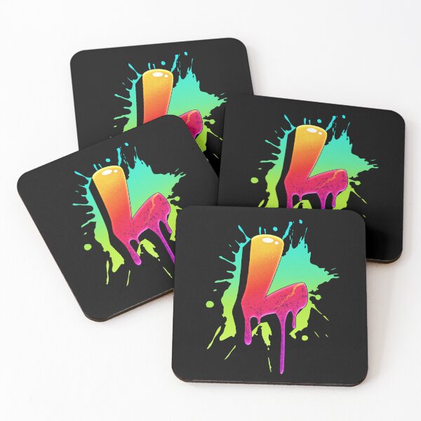 Item preview, Graffiti Letters L Letter Colorful Paint Splash Style designed and sold by ToTheNextLetter.