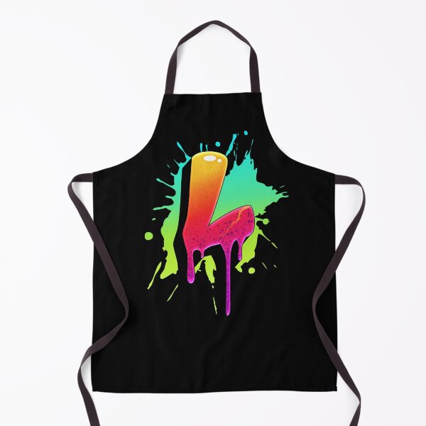 Item preview, Graffiti Letters L Letter Colorful Paint Splash Style designed and sold by ToTheNextLetter.