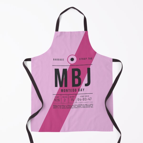 Item preview, Luggage Tag E - MBJ Montego Bay Jamaica designed and sold by VoodooCircus.