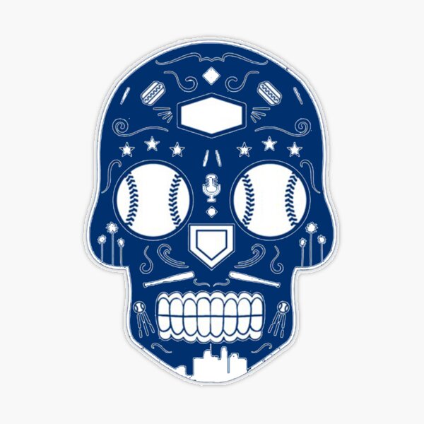 Dodgers Skull Stickers for Sale