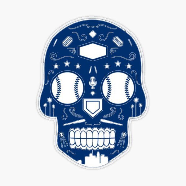 Dodgers Calavera - Premium Vinyl Stickers