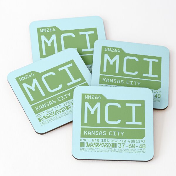 Item preview, Luggage Tag C - MCI Kansas City USA designed and sold by VoodooCircus.