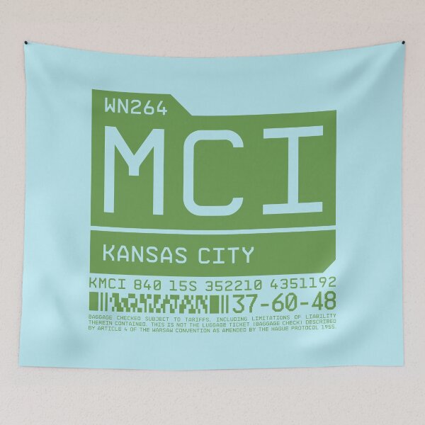 Item preview, Luggage Tag C - MCI Kansas City USA designed and sold by VoodooCircus.
