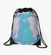 Winter Kiss #2 Drawstring Bag
