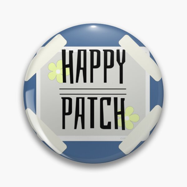 Item preview, Happy patch funny designed and sold by Xodin.