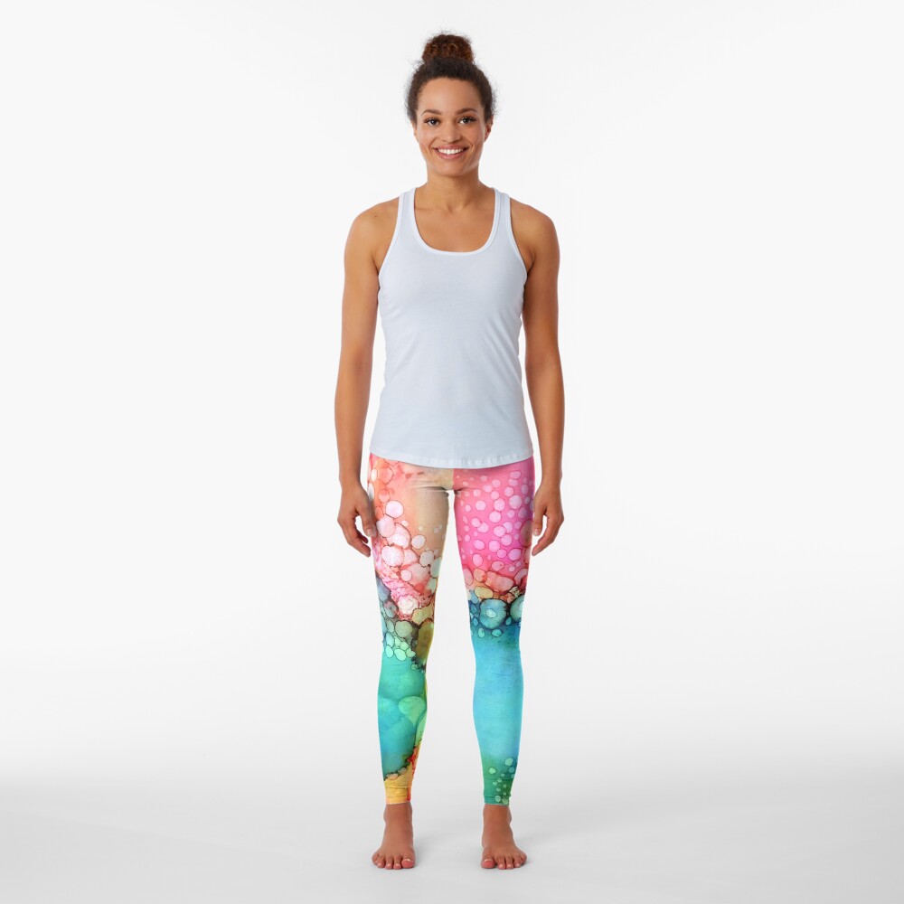 Cotton Candy Bubble Leggings