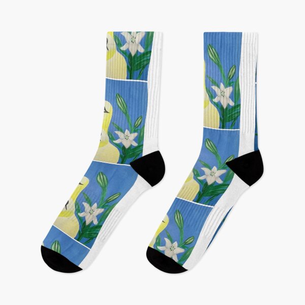 Item preview, Couple of birds with white lilies  designed and sold by altairaleon.