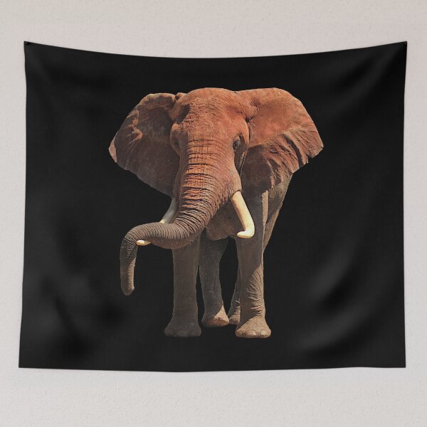 Artikelvorschau, Lustiger bequemer roter Elefant / Kenia - Afrika entworfen und verkauft von TShirtsundMehr.