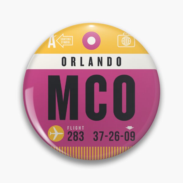 Item preview, Luggage Tag A - MCO Orlando USA designed and sold by VoodooCircus.