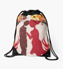 Autumn kiss #3 Drawstring Bag