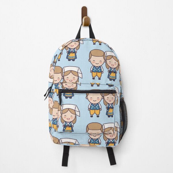 Item preview, Kawaii Cute Traditional Swedish Couple Cartoon designed and sold by TwoTenDesign.