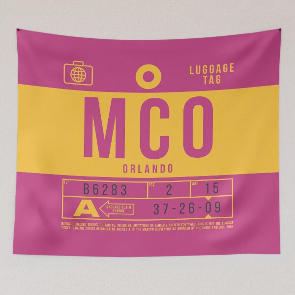 Item preview, Luggage Tag B - MCO Orlando USA designed and sold by VoodooCircus.