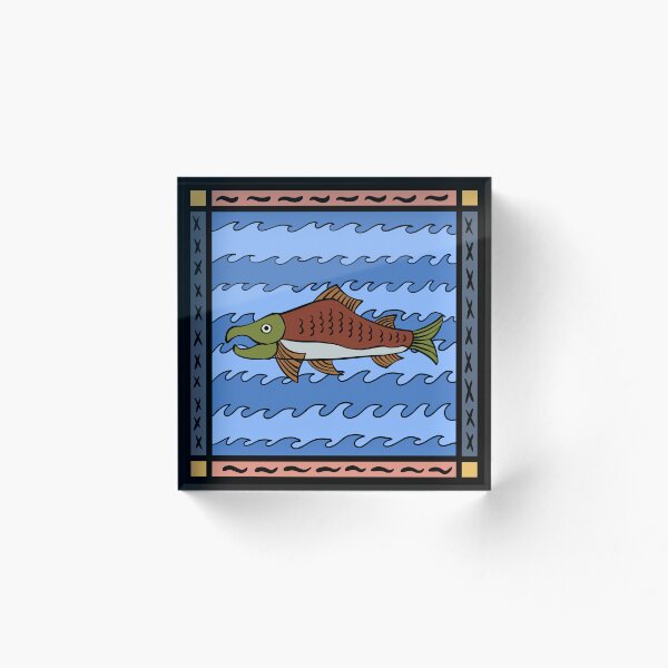 Item preview, Salmón Coho designed and sold by ziecatch.