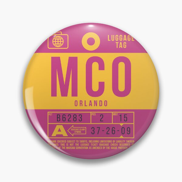 Item preview, Luggage Tag B - MCO Orlando USA designed and sold by VoodooCircus.