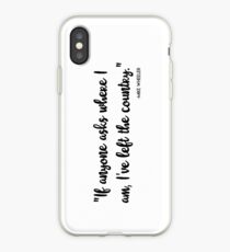 Mike Wheeler Quote iPhone Case