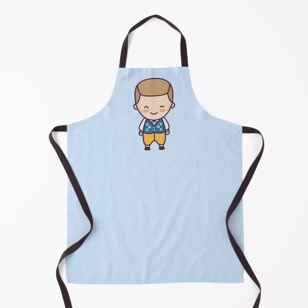 Item preview, Kawaii Cute Traditional Swedish Boy Cartoon designed and sold by TwoTenDesign.