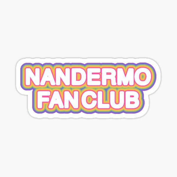 Aperçu de l'œuvre fan club de nandermo créée et vendue par clownhops.