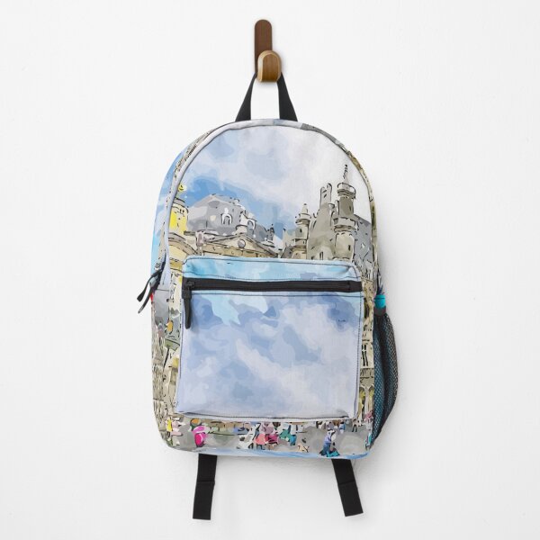 Item preview, Brussels Belgium Watercolor Sketch Illustration designed and sold by KawaiiTops.