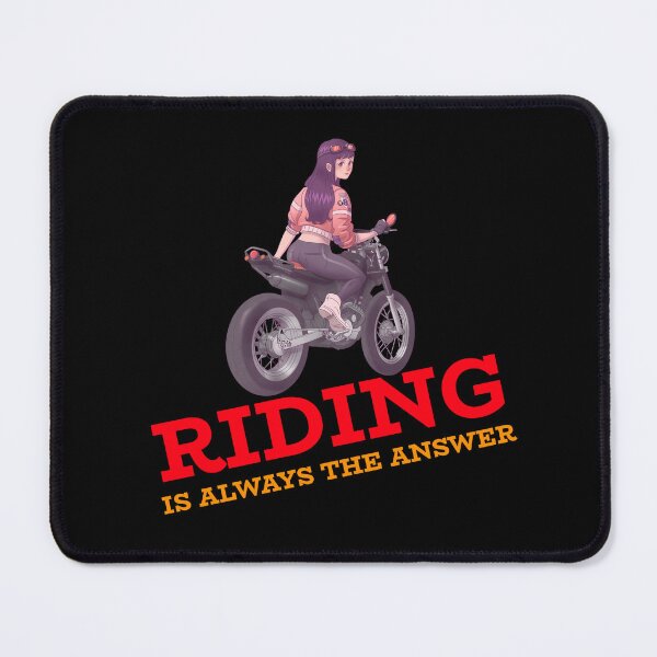 Item preview, Riding is Always the Answer Motorcycle Rider Motorcycles Biker Chick Motorcycle Women designed and sold by CarantinedChaos.