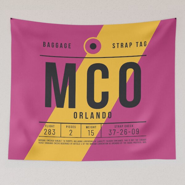 Item preview, Luggage Tag E - MCO Orlando USA designed and sold by VoodooCircus.