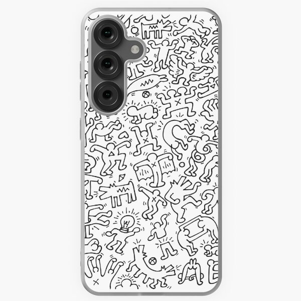 Item preview, Dance in White Kieth DJ DOG Haring ANIMAL Street Art designed and sold by SuneeKeiko.