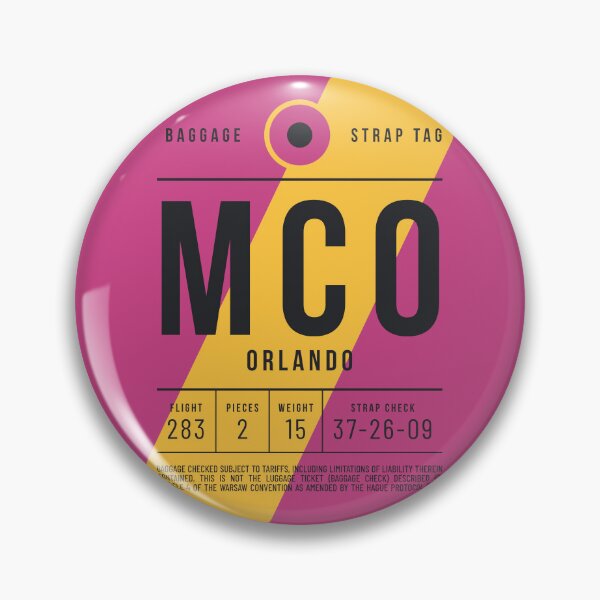 Item preview, Luggage Tag E - MCO Orlando USA designed and sold by VoodooCircus.