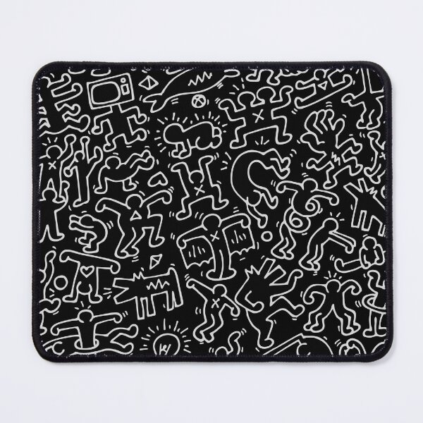 Vista previa del artículo con la obra «Baila en NEGRO Kieth DJ DOG Haring ANIMAL Street Art», diseñado y vendido por SuneeKeiko.