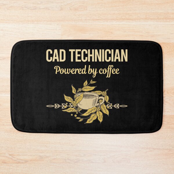 Item preview, Powered By Coffee Cad Technician designed and sold by toniabrendaom.
